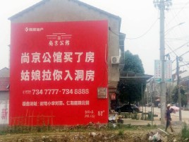 崇阳墙体广告在乡镇、农村市场的媒体优势