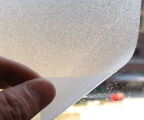 崇阳玻璃门外面粘广告用什么材料好？